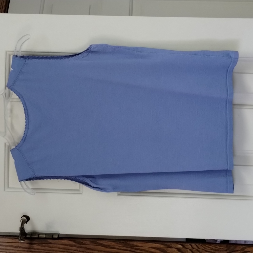 Karen Scott "2 Piece" periwinkle blue sweater set - Picture 4 of 9